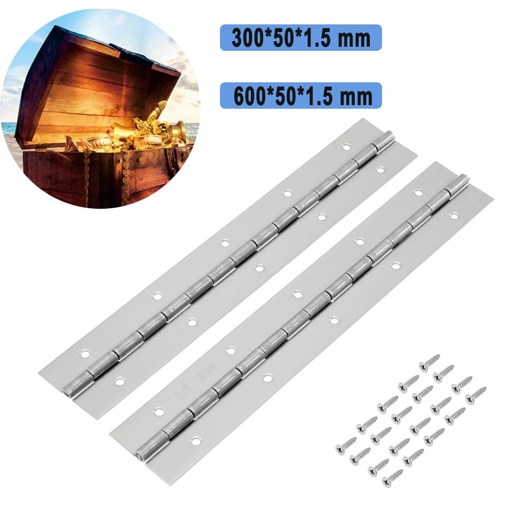 Piano Hinge Continuous - Cerniere per mobili in acciaio inossidabile