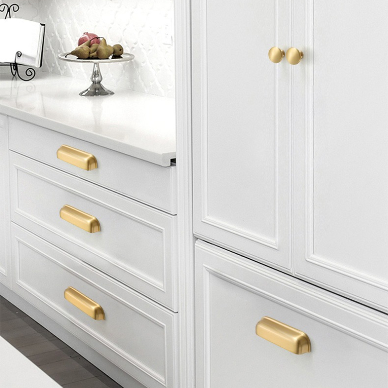 Furniture And Kitchen Hardware Fitting - Maniglie europee in ottone massiccio per