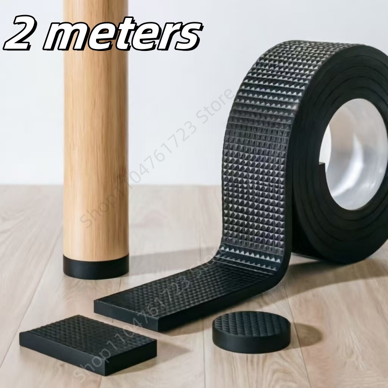 Furniture Foot Pad - 2M Cuscinetti Antiscivolo Fai-da-te per Mobili,