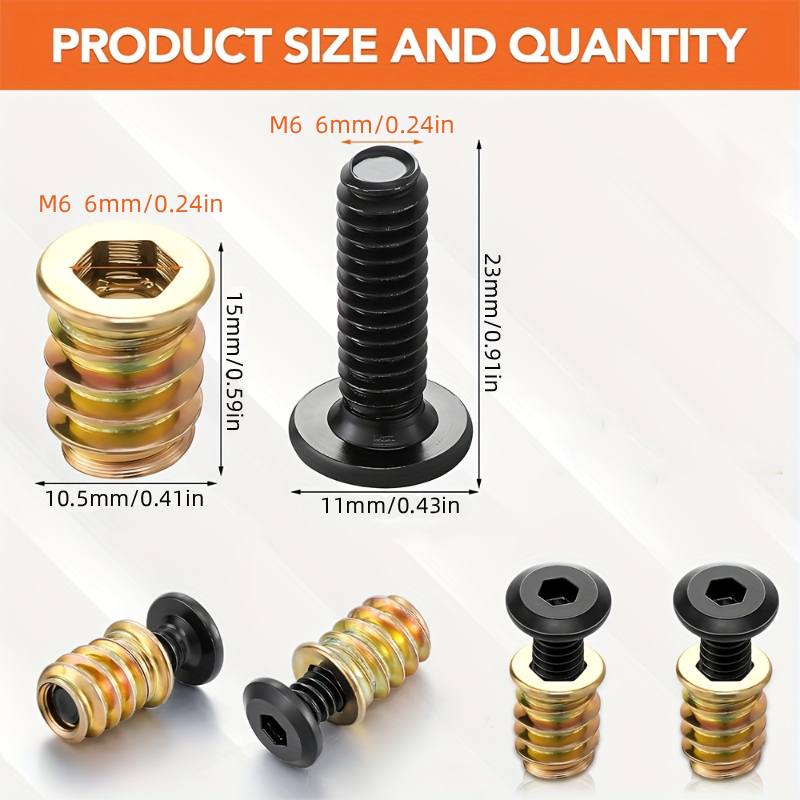 Furniture Hardware Nut - Kit di strumenti combinati per inserti