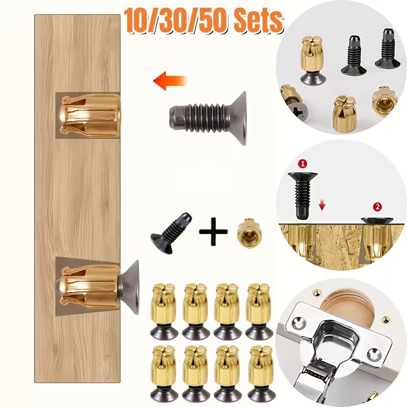 Cabinet Hinge Overlay - Kit di Inserti per Riparazione Cerniere