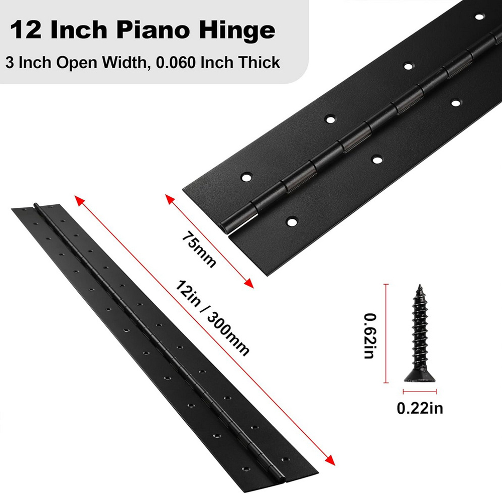Cerniere a pianoforte nere da  - Piano Hinge Continuous recensione e prezzo