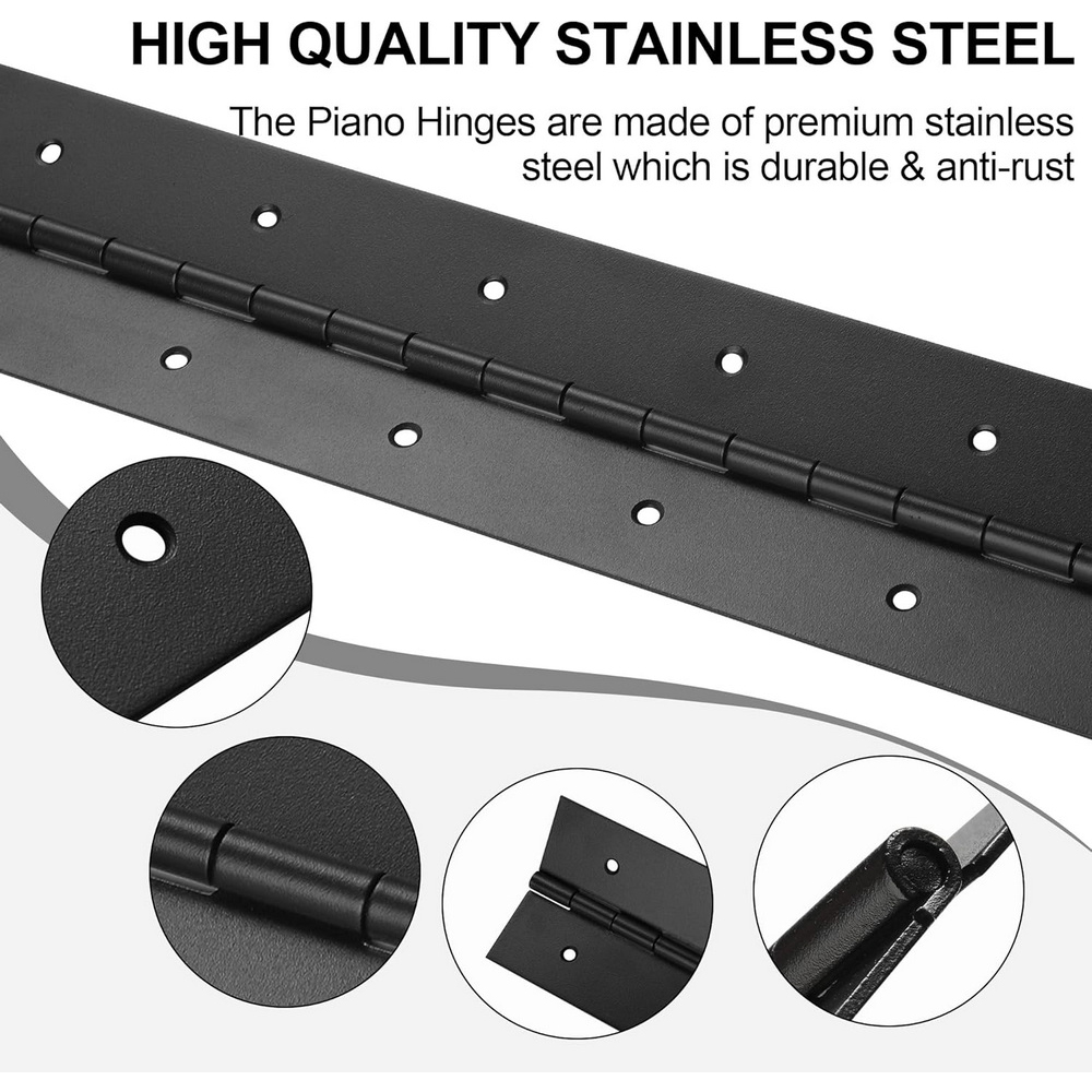 Cerniere a pianoforte nere da  - Piano Hinge Continuous recensione e prezzo