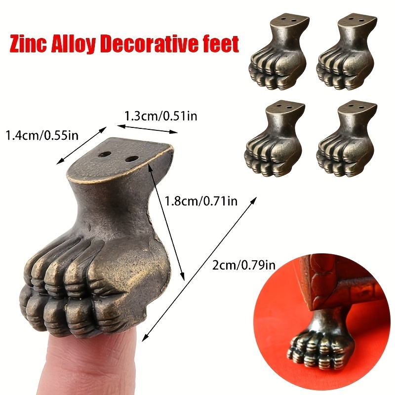 8 pz. Piedini Decorativi Antic - Cabinet Hinge Overlay recensione e prezzo