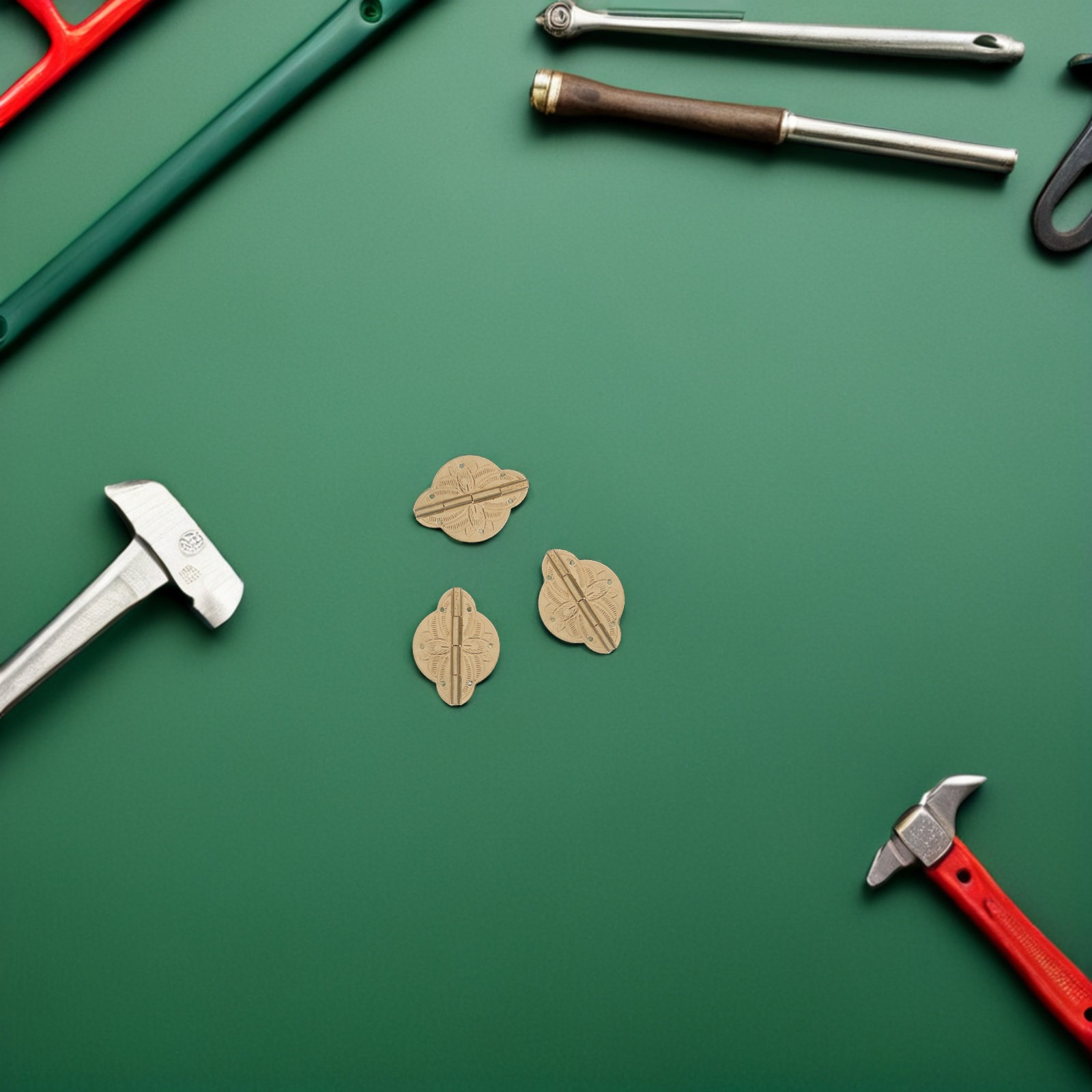4 Pezzi di Cerniere in Ottone  - Vintage Furniture Hardware Replacement recensione e prezzo