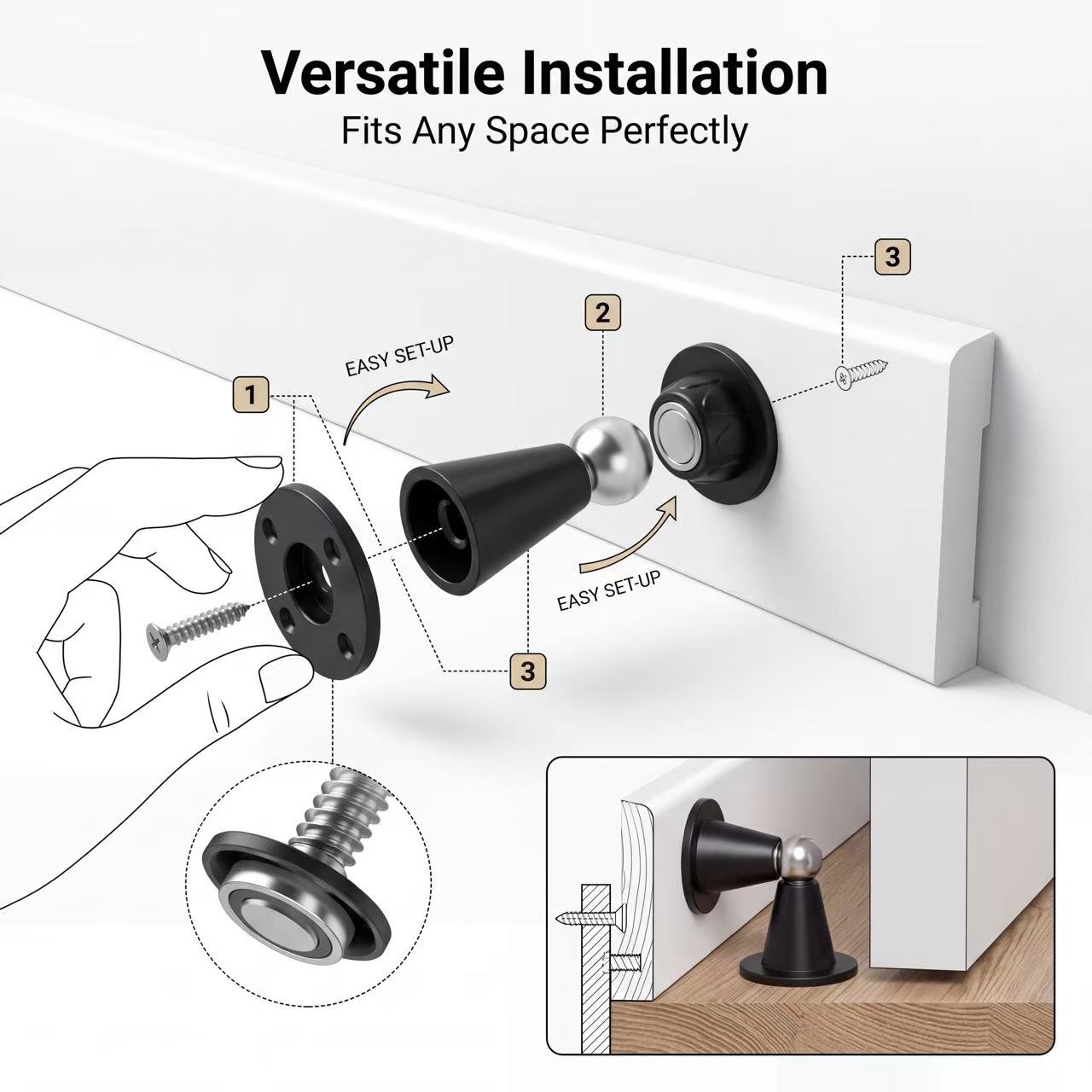 Fermaporta Magnetico Senza For - Magnetic Catch Door recensione e prezzo