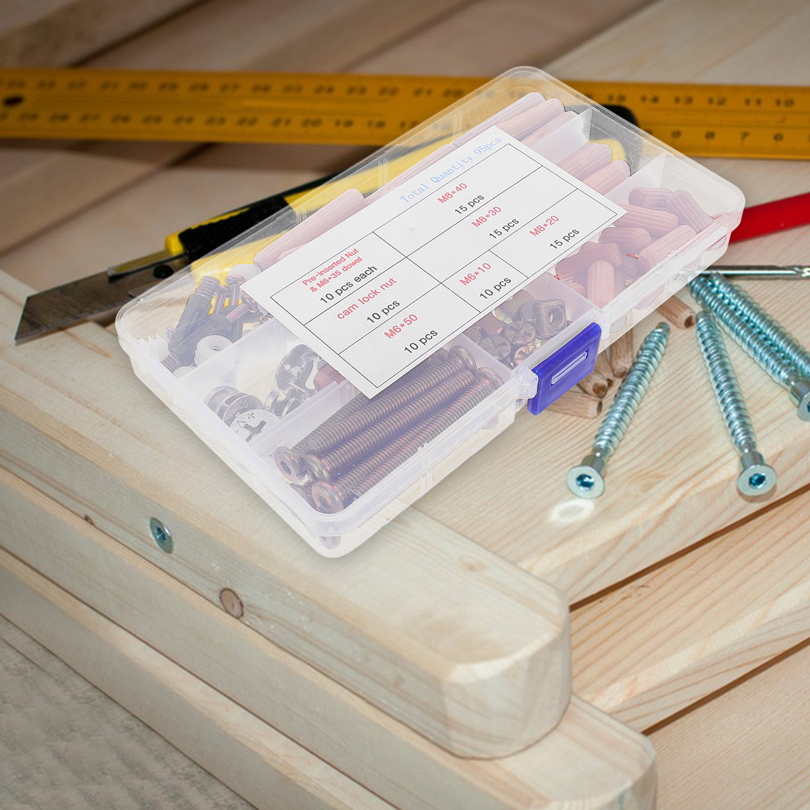 Set di 95 Pezzi di Connettori  - Furniture Hardware recensione e prezzo